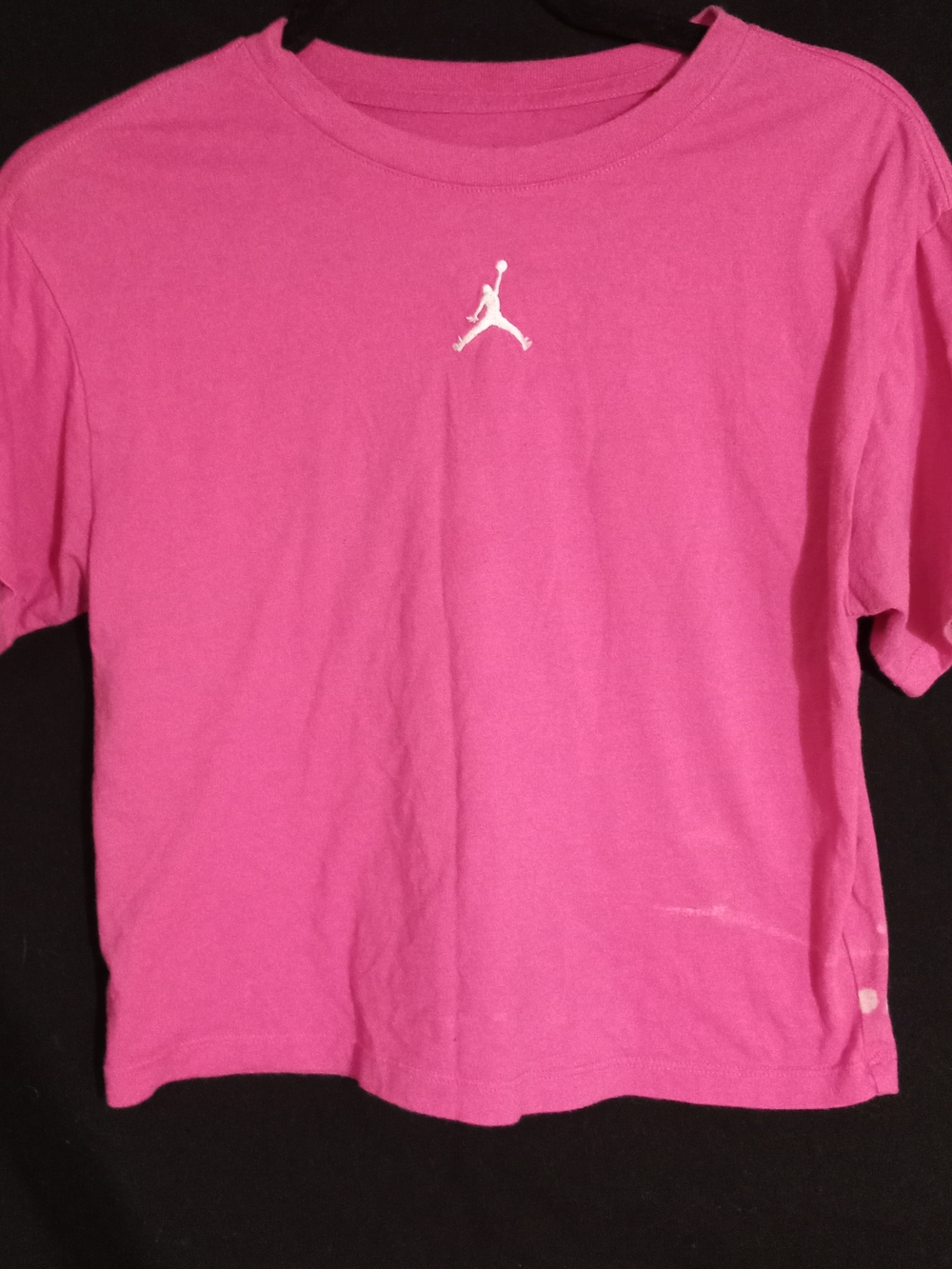 Jordan Kids Hot Pink Short-Sleeve Or Adult Crop Top Jumpman Tee